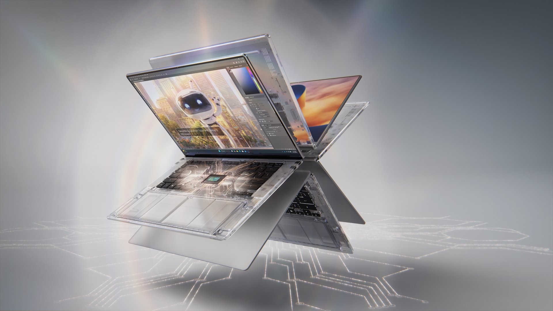 وێنەی فەرمیی NVIDIA بۆ لاپتۆپەکانی RTX Spark