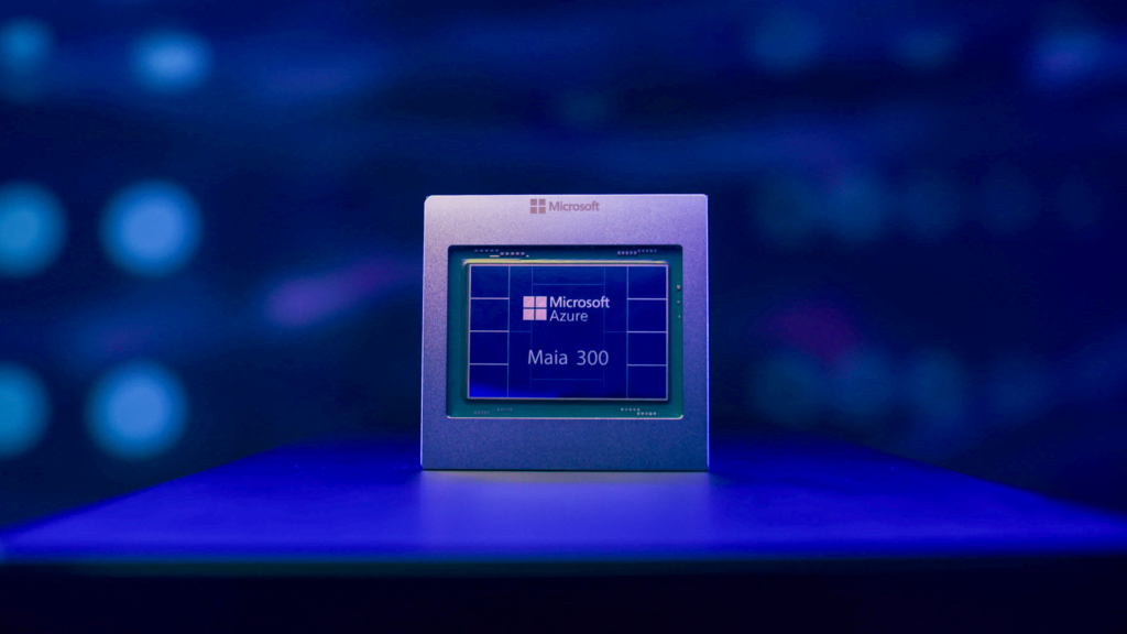 وێنەی چیپی Microsoft Azure Maia 300