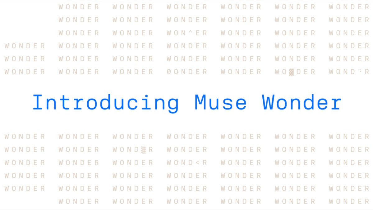 وێنەی فەرمیی ناساندنی Muse Wonder لەلایەن Meta